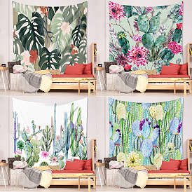 Tropical plant tapestry home wall decoration background cloth wall hanging fabric hanging picture