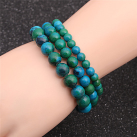 Phoenix Blue Jade Bracelet - Fashionable Phoenix Beaded Wristband for Women
