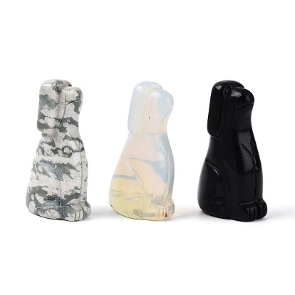 Украшения дисплея щенка драгоценного камня домашние, 3 д лабрадор ретривер собака