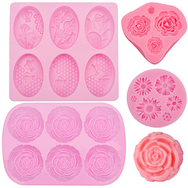 Food Grade Silicone Molds, Fondant Molds, For DIY Cake Decoration, Chocolate, Candy, Soap Making