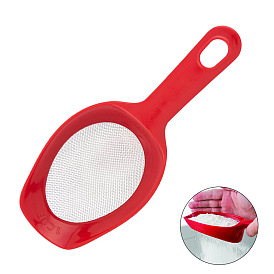 ABS Plastic Sifter Flour Sieve, with 304 Stainless Steel, for Baking Straining Powdering