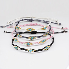 Handmade Beaded Bracelet - Creative Beads Stretch Bracelet for Europe and America.