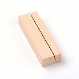 Porte-cartes en bois, rectangle