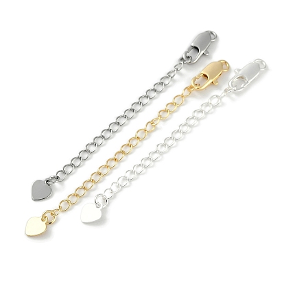 Латунь заканчивается цепи, без кадмия, без никеля и без свинца, сердце