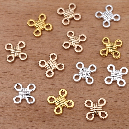 Dijes de conector de aleación de estilo chino, nudo chino