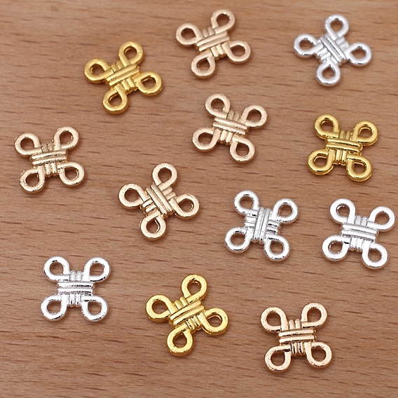 Chinese Style Alloy Connector Charms, Chinese Knot