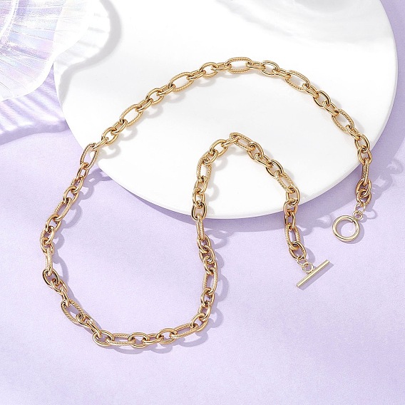 7мм 304 цепочка Фигаро из нержавеющей стали для ожерелий