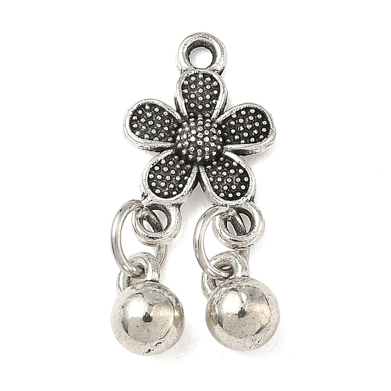 Сплавочные подвески тибетского стиля, цветок, долговечный, стойки покрытие