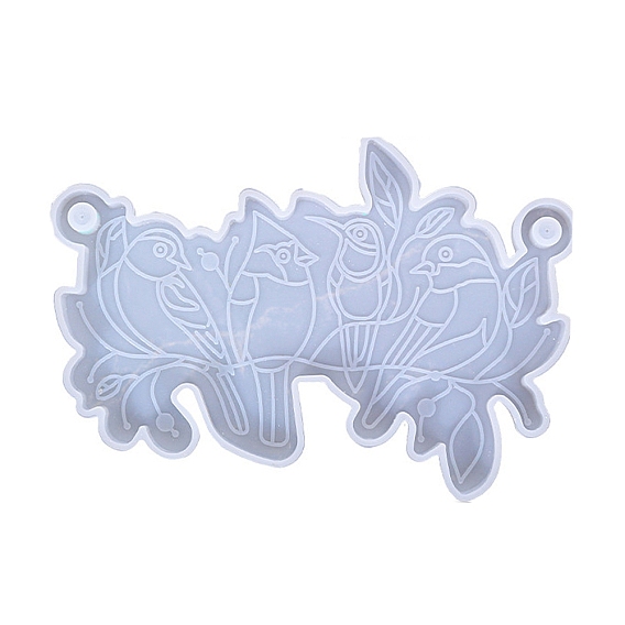 Силиконовые формы для подвесок пищевого класса своими руками, формы для литья смолы, птица