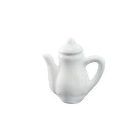 Miniature Porcelain Teapot Ornaments, Micro Dollhouse Accessories, Simulation Prop Decorations