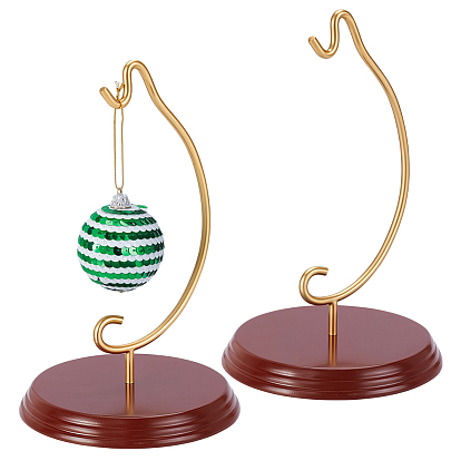 Выставочные стенды со сферами из меламина МДФ, с железной опорой, кокосового коричневый