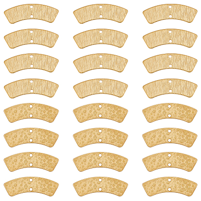44шт. 2 стили латунные соединители, закругленный прямоугольник