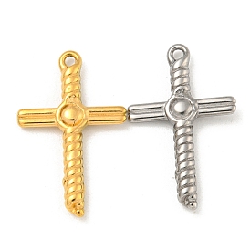 Ионное покрытие (ip) 304 подвески из нержавеющей стали, крест прелести