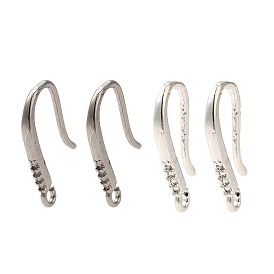 Стойка покрытие латунь микропаве прозрачный кубический цирконий крючки для сережек, провод уха, долговечный, без свинца и без кадмия