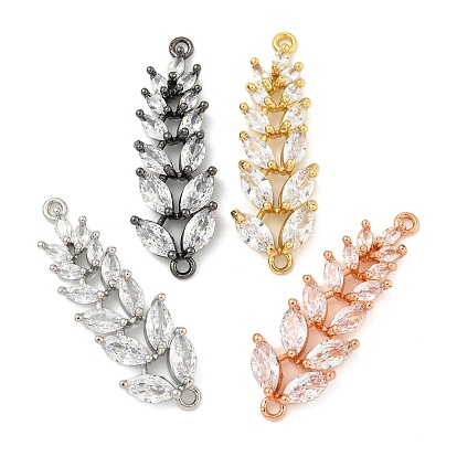 Покрытие стойки латунь проложить прозрачный кубический цирконий звенья соединителя подвески, долговечный, без свинца и без кадмия