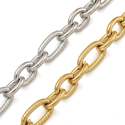 304 цепи овальные из нержавеющей стали, несварные, с катушкой