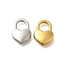 304 прелести нержавеющей стали, подвеска в виде замка в виде сердца
