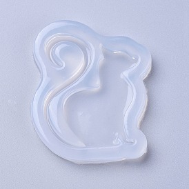 Food Grade Silicone Molds, Resin Casting Molds, For UV Resin, Epoxy Resin Jewelry Making, Cat Shape