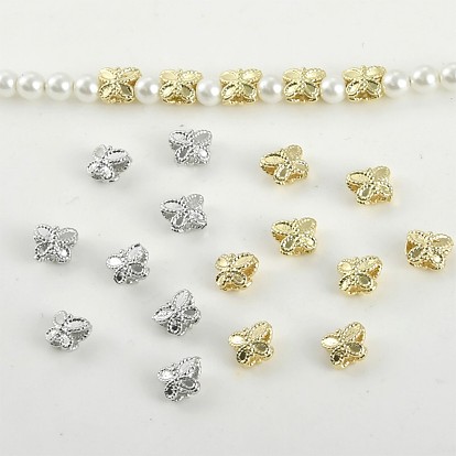 Spacer бисер латунные, без кадмия, без никеля и без свинца, бабочка