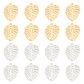 20 шт. 2 цвета 201 подвески из нержавеющей стали, лист