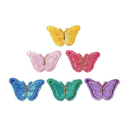 Computerized Embroidery Cloth Iron on/Sew on Patches, Costume Accessories, Butterfly