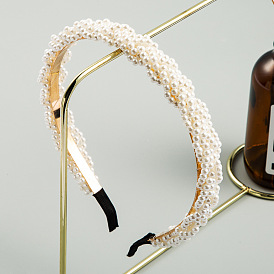 Pearl Headband for Girls, Elegant and Chic Forest Style Hair Accessories