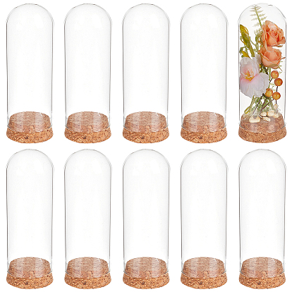 10стеклянная купольная крышка, декоративная витрина, террариум в виде колокольчика, арка