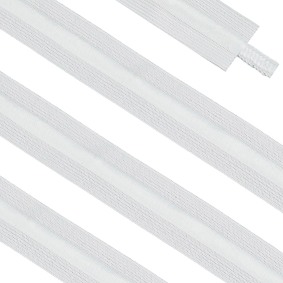 20 Bande élastique plate en polyester et latex, avec cordon à l'intérieur, sangle vêtement accessoires de couture