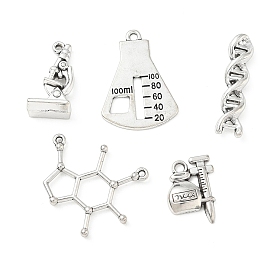 Tibetan Style Alloy Pendants, Science Theme Charms