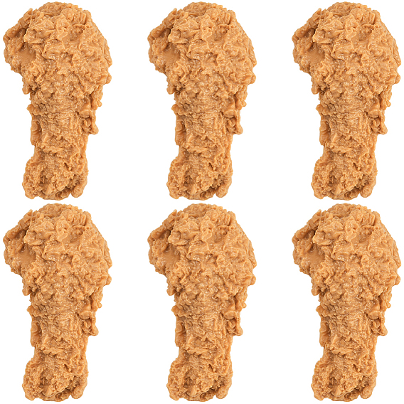 6 шт. искусственная пластиковая модель, имитация еды, для выставочных украшений