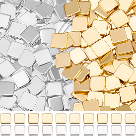 500шт. 2 цвета латунный чип припой, для изготовления ювелирных изделий своими руками ремонт электронной пайки, квадратный