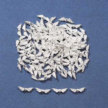 Сплавочные овальные бусины тибетского стиля , без свинца и без кадмия, крыло ангела