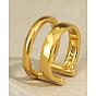 925 Sterling Silver Cuff Earrings, Simple Double Layer Ear Holeless Versatile Earrings for Women