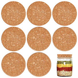 Деревянные пробки для бутылок, бутылочные тампоны, плоско-круглые