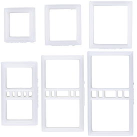 6шт. пластиковые глиняные прессованные формы, резцы глины, инструменты для лепки из глины, для изготовления серьги diy, разнообразные