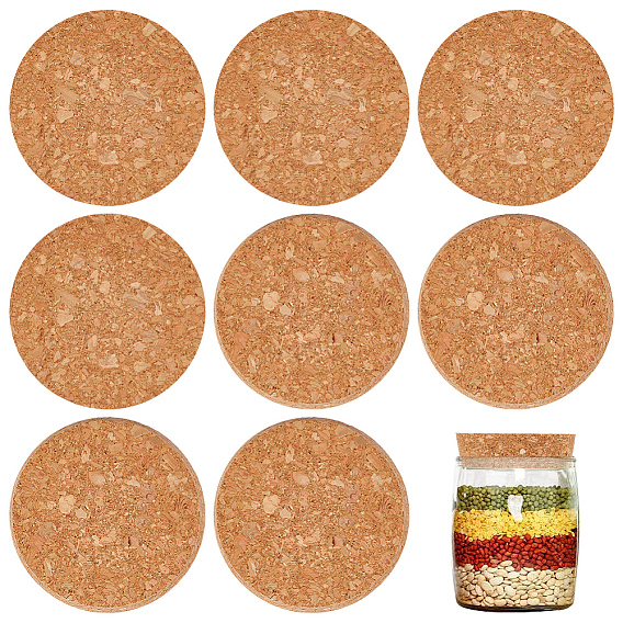 Деревянные пробки для бутылок, бутылочные тампоны, плоско-круглые