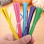 Kraft Paper Ties, with Iron Wire Twist Ties, for DIY Gift Wrap Decoration, Wedding Candy Party Decoration, Polka Dot Pattern