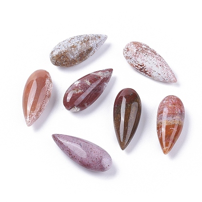 Природные брекчированных яшмы, нет отверстий / незавершенного, слеза