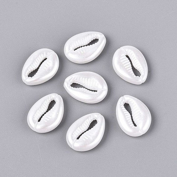 Абс пластмассовые жемчужные подвески, формы раковины