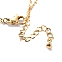 Golden 304 Stainless Steel Double Layer Multi-strand Bracelet, Cubic Zirconic Link Chains Bracelet