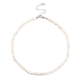 Natural Pearl Beaded Necklace for Women