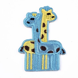 Computerized Embroidery Cloth Iron On/Sew On Patches, Costume Accessories, Appliques, Giraffe
