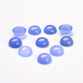 Half Round/Dome Dyed Natural Agate Cabochons