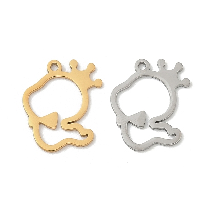 304 подвески из нержавеющей стали, лазерная резка, змея с короной