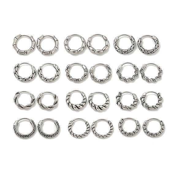 316 серьги-кольца из хирургической нержавеющей стали, кольцо