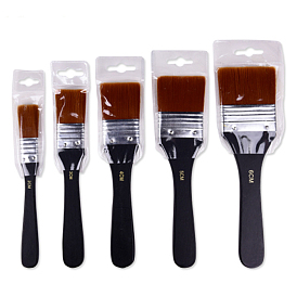Painting Brush Set, Nylon Brush Head with Wooden Handle, for Watercolor Painting Artist Professional Painting