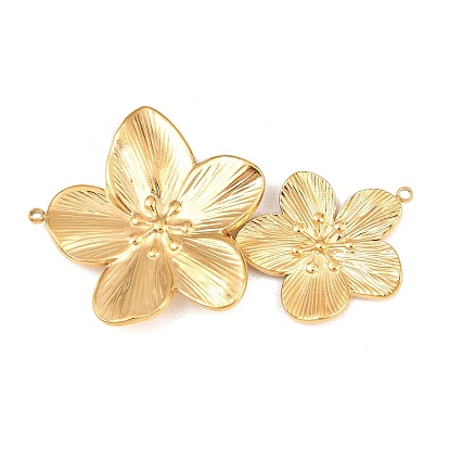 304 подвески из нержавеющей стали, 2 цветочные ссылки