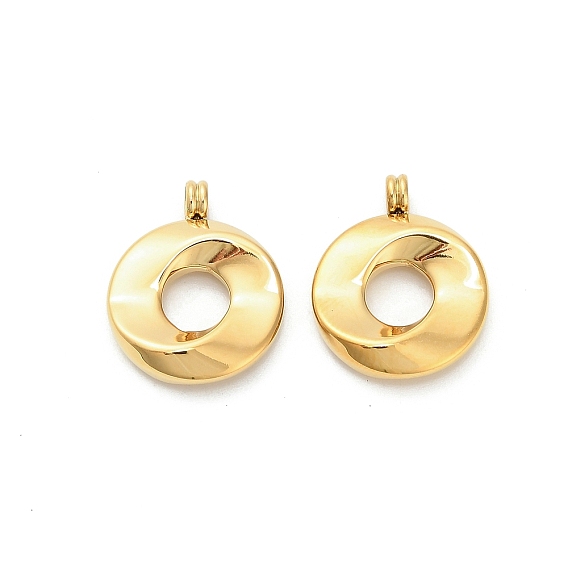 304 подвески из нержавеющей стали, плоско-круглые, ионное покрытие (ip), скрученный