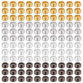 4000 шт. 4 цвета латунных обжимных бусин, рондель