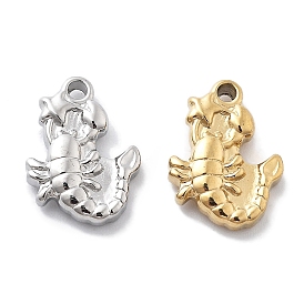 Вакуумное покрытие pvd 304 подвески из нержавеющей стали, креветочное очарование